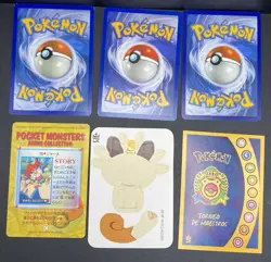 14x Pokemon Cards Meowth Persian Lot - XY Holo Rare Vintage Bandai Carddass TCG - Image 5