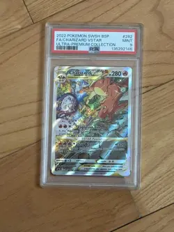 2022 Pokemon BSP FA Charizard VStar Ultra-Premium Collection SWSH262 PSA MINT 9 - Image 1