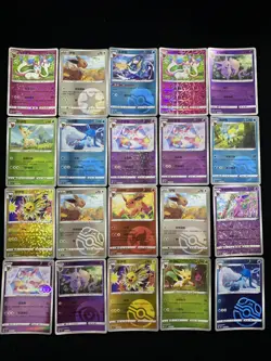 2025 PTCG Pokemon S-Chinese CBB2C Vaporeon Flareon 0204/14 Ball Holo Lot*20 yo8 - Image 2