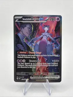 Pokemon TCG Team Rockets Mewtwo EX Special Illustration Destined Rivals MINT+++ - Image 1