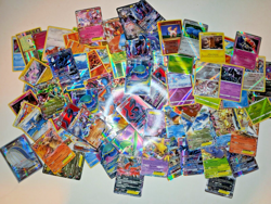 RARE ONLY Pokemon Card Lot Full Art,EX,GX,Shinys,Holographics,Break+card Sleaves - Image 1