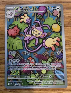 Pokemon TCG Ambipom 107/094 Phantasmal Flames Illustration Rare *Near Mint* - Image 1