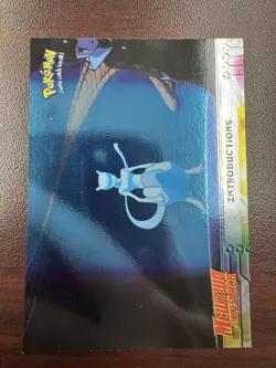 POKEMON 1999 TOPPS MOVIE ANIMATION EDITION INTRODUCTIONS FOIL BLUE LOGO NO 21 - Image 1