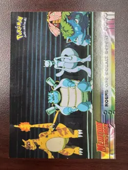 Round One Equals Defeat #26 Topps Pokemon Movie Mewtwo Strikes Back LP Blue Logo - Image 1