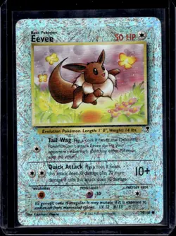 2002 Pokemon Legendary Collection Eevee Reverse Holo #74/110 - Image 1