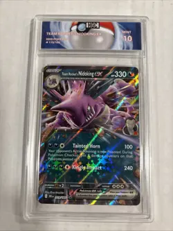 2025 Pokemon Team Rocket’s Nidoking Ex #119 HGC 10 (sb3) - Image 1