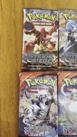 Pokemon XY Booster Pack Lot – Steam Siege Primal Clash BREAKthrough – Sealed - Image 2