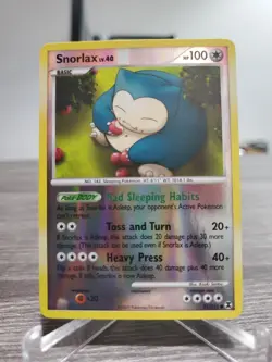 Pokemon Rising Rivals SNORLAX Reverse Holo #81/111 LP - Image 1