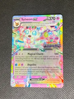 Sylveon ex 041/131 - Prismatic Evolutions Stamped Promo Pokemon Card - NM - Image 1