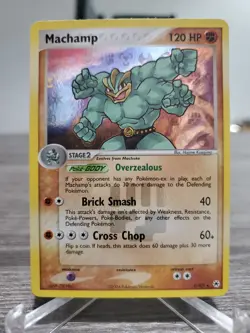 Machamp 9/101 Hidden Legends Reverse Holo Pokemon Card Nm - Image 1