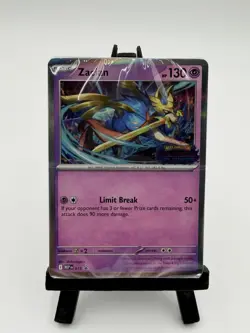Zacian 015 - Sealed Pokemon Phantasmal Flames Stamped Prerelease Promo Holo Foi - Image 1