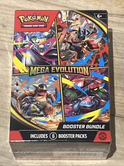 Pokemon TCG Mega Evolution Booster Bundle (6 packs) - New/Sealed - Image 1