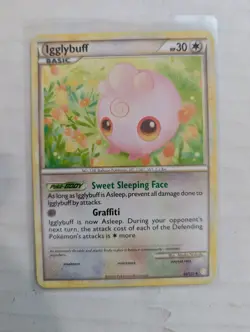 Igglybuff - 44/123 Uncommon HeartGold SoulSilver - LP - NM Pokemon TCG - Image 1