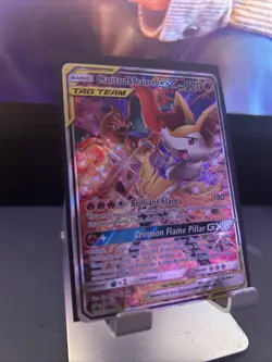 Pokemon Charizard & Braixen GX Tag Team Black Star Promo SM230 TCG - Image 2