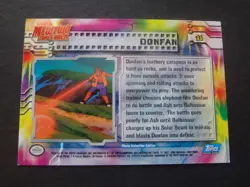 1999 Topps Pokemon the First Movie Donfan Silver Foil #11 Blue Logo 1st - Image 2