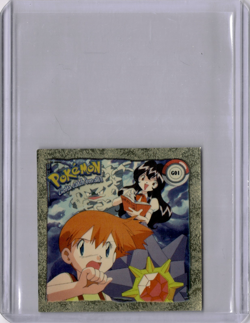 Vintage 1999 Artbox Pokemon Sticker Misty G01 Series 1 Rare Gold Sticker Foil - Image 1