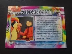 1999 Topps Pokemon the First Movie The Best of Best Silver Foil #20 Blue Logo - Image 2