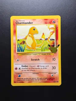 Charmander 46/102 Pokemon First Partner Celebrations Stamp Jumbo English NM - Image 1