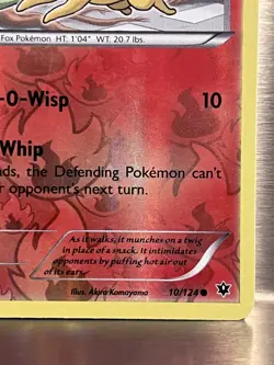 Fennekin (10) 10/124 XY - Fates Collide Common Reverse Holo Pokemon TCG MP - Image 5