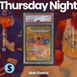 2023 POKEMON SV OBSIDIAN FLAMES OBF EN #228/197 CHARIZARD EX SECRET RARE PSA 10 - Image 1