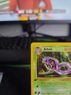 Arbok 31/62 Pokemon TCG WOTC Base Set Fossil Uncommon 1st Edition LP - Image 4