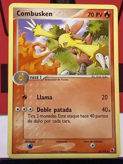 Combusken 27/109 EX: Ruby & Sapphire Pokemon TCG Regular Uncommon 2004 NM - Image 3