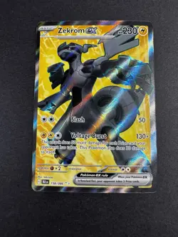 Pokemon TCG Zekrom EX Black Bolt 158/086 English Near Mint - Image 1