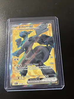 Pokemon TCG Zekrom EX Black Bolt 158/086 English, Near Mint Condition - Image 1