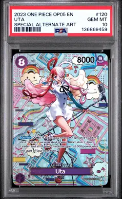 PSA 10 2023 UTA 120 SPECIAL ONE PIECE OP05 AWAKENING OF THE NEW ERA - Image 1