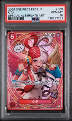 PSA 10 Uta (SP Alt Art) EB03-003 SR ONE PIECE Card Game Japanese 2025 - Image 1