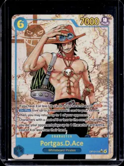 2025 One Piece Carrying On His Will Portgas.D.Ace Secret Alt Art #OP13-119 - Image 1
