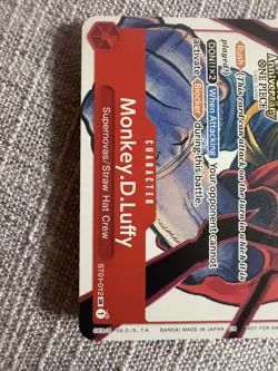 One Piece TCG Monkey D. Luffy ST01-012 3rd Anniversary Promo - Image 2