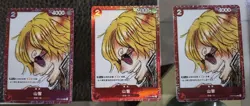 Sanji (ONE PIECE FILM RED Edition) ST01-004 One Piece Foil lot*3 EM68 - Image 1