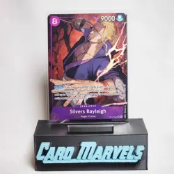 One Piece Carrying On His Will Silvers Rayleigh OP13-066 SR Alt Art English NM - Image 1