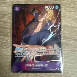 OP13-066 SR Alt Art Silvers Rayleigh, One Piece TCG, Carrying On His Will, - Image 1