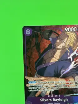 One Piece Series 13 Carrying On His Will Silvers Rayleigh Alt Art OP13-066 SR!!! - Image 4