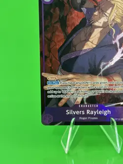 One Piece Series 13 Carrying On His Will Silvers Rayleigh Alt Art OP13-066 SR!!! - Image 5
