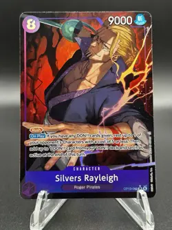 One Piece Carrying On His Will Silvers Rayleigh OP13-066 SR Alt Art English - Image 1
