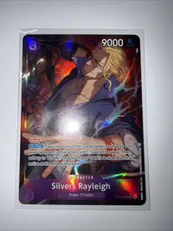 One Piece Carrying On His Will Silvers Rayleigh OP13-066 SR Alt Art English - Image 1