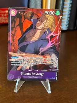One Piece Carrying On His Will Silvers Rayleigh OP13-066 SR Alt Art English - Image 1