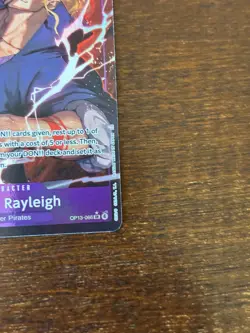 One Piece Carrying On His Will Silvers Rayleigh OP13-066 SR Alt Art English - Image 4