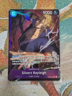 One Piece Carrying On His Will Silvers Rayleigh OP13-066 SR Alt Art English - Image 1