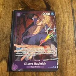 One Piece Carrying On His Will Silvers Rayleigh OP13-066 SR Alt Art English - Image 2