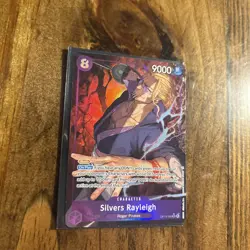 One Piece Carrying On His Will Silvers Rayleigh OP13-066 SR Alt Art English - Image 4