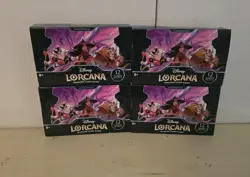 Lot Of 4 Disney Lorcana Rise of the Floodborn Booster Box Factory Sealed 4050368982711 - Image 1
