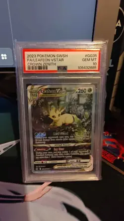 Leafeon VSTAR GG35/GG70 Pokemon Card Crown Zenith - PSA 10 - Image 1