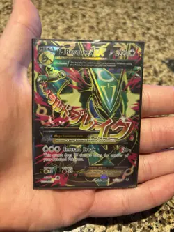 M Rayquaza EX (105 Full Art) Ultra Rare XY - Roaring Skies 105/108 NM 2015 - Image 1