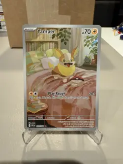 Yamper 99/94 Illustration Rare Pokemon TCG ME02: Phantasmal Flames NM - Image 1
