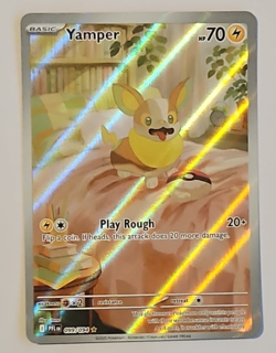 Yamper 99/94 Illustration Rare Phantasmal Flames NM English Pokemon Card TCG - Image 2