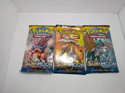 Pokemon Sun & Moon Base Set Booster Pack Random Art Work Sealed x1 - Image 1